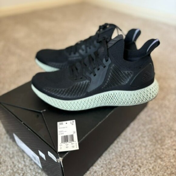 Adidas Alphaedge 4D Core Black/Core Black/Carbon Size 12 - Picture 3 of 11